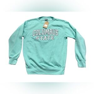 MV SPORT unisex collegiate COLUMBUS STATE sweatshirt size S NWT